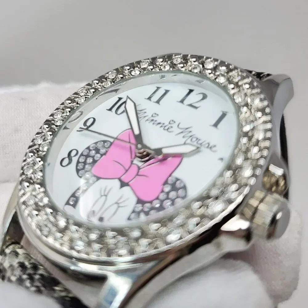 Disney Minnie Mouse Watch with Rhinestones